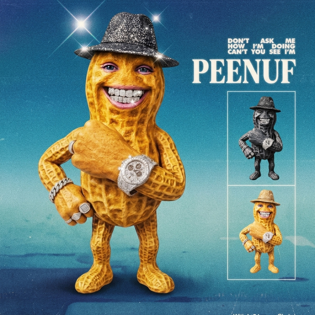 Peenuf poster: don't ask me how I'm doing